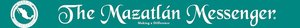 The green and white logo of the Mazatlán Messenger Newspaper