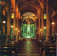 The interior of the downtown cathedral at night. A magical place if you get a chance to see it. 